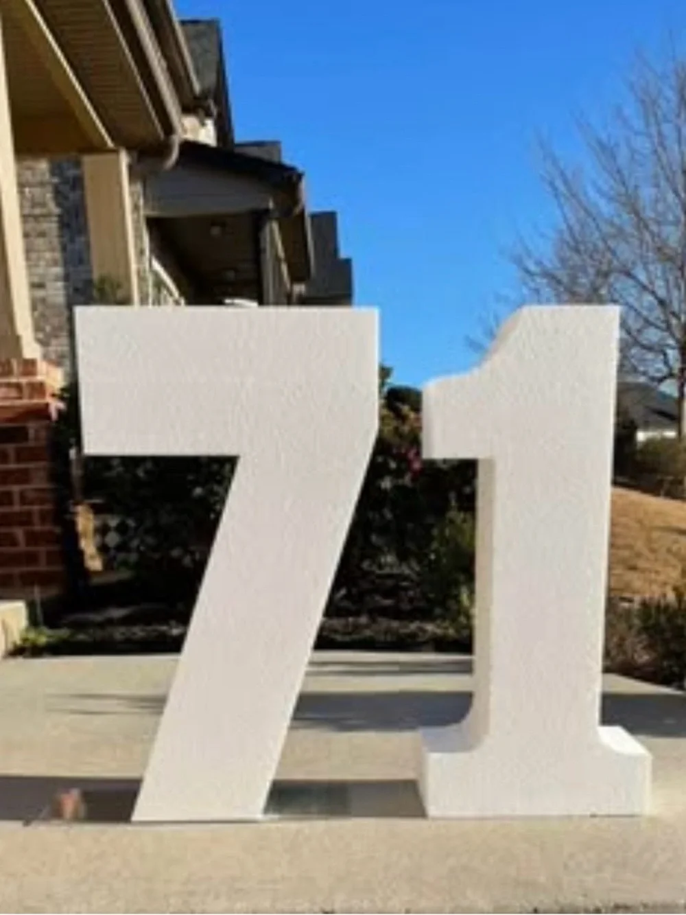 Custom Foam Event Number Set | Choose Your Numbers